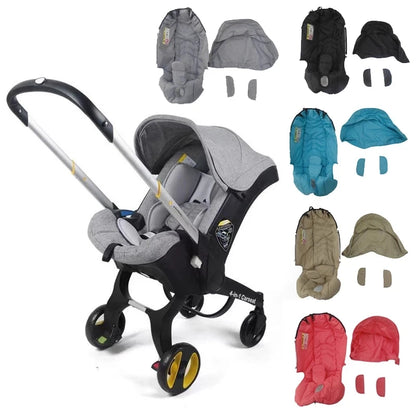 Accessoires Doona Bébé | Habillage Pluie, Chancelière Hiver, Sac & Coussin Réducteur