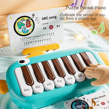 Piano de Poche Électronique Montessori | Clavier Musical Bébé & Enfant | Instrument Éveil 0-6 Ans