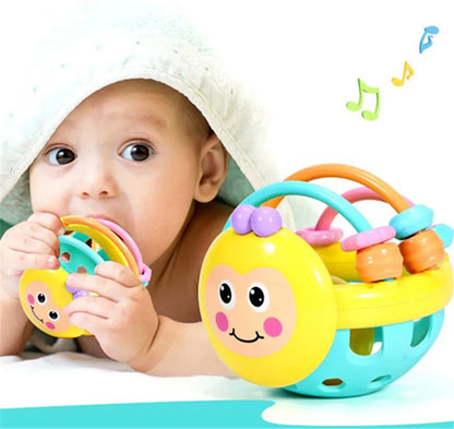 Hochet Bébé Montessori | Balle Dentition Sensorielle | 0-3 Mois Naissance