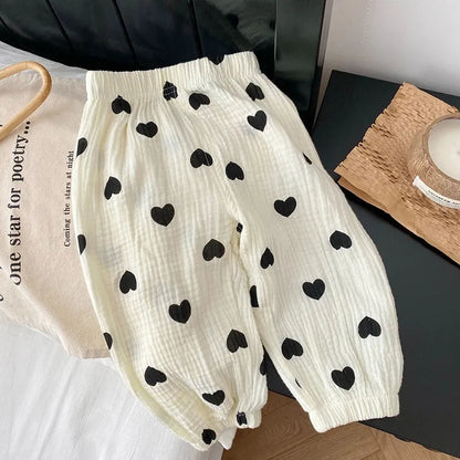 Sarouel Bébé Imprimé | Fille & Garçon | Pantalon Ample Été | 0-3 Ans