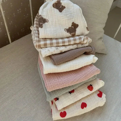 Pantalon Bébé Coton Doux | Imprimé Mignon | Mousseline | 3 Mois – 3 Ans