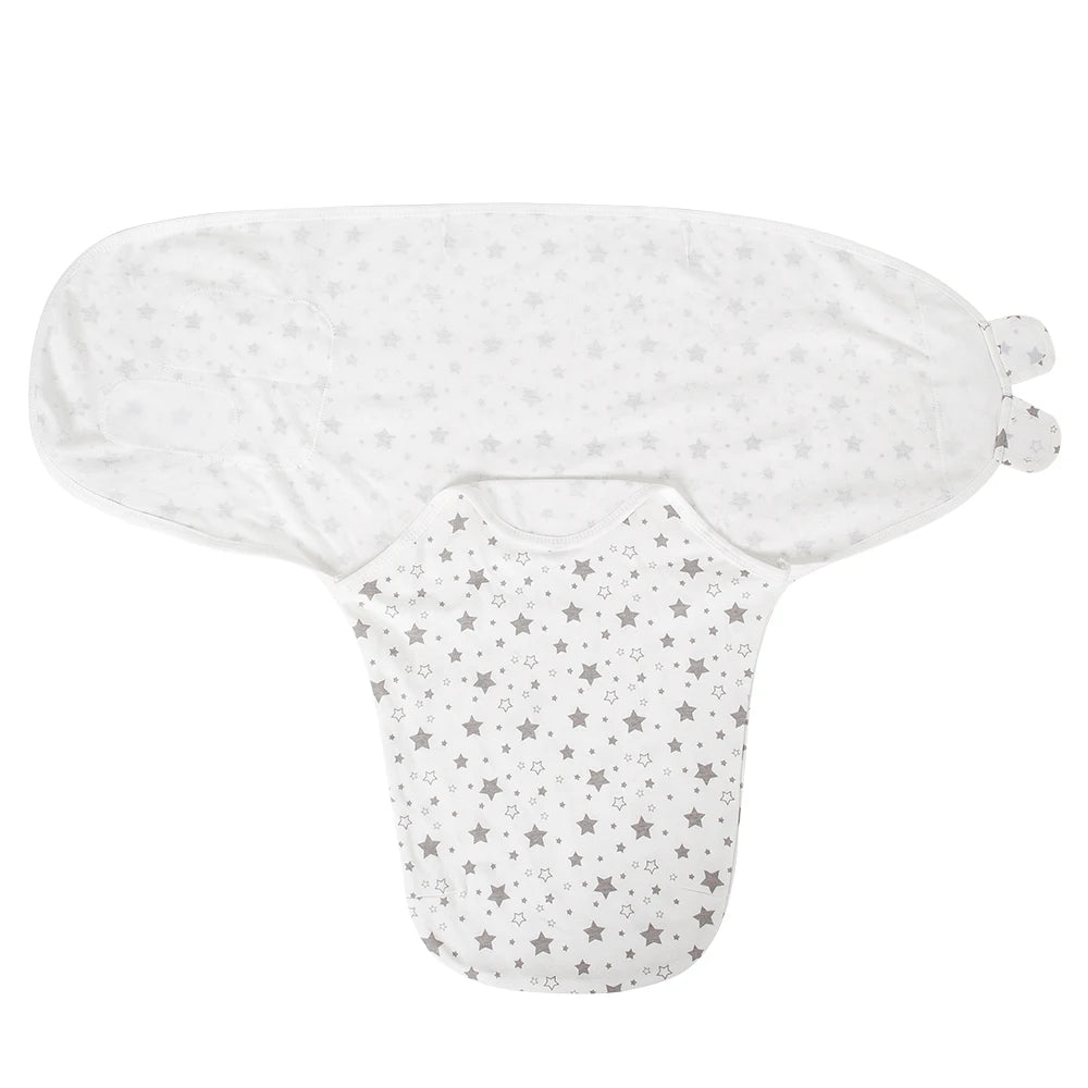 Sac de couchage cocon nouveau-né 100% coton – Anti-sursaut & emmaillotage doux