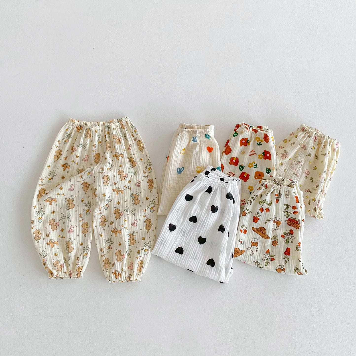 Pantalon Anti-Moustiques Enfant | Sarouel Floral Été | 18 Mois – 6 Ans