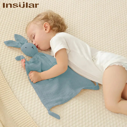 Doudou Mousseline Bébé | Couverture Apaisante Coton | Nouveau-Né 4 Saisons