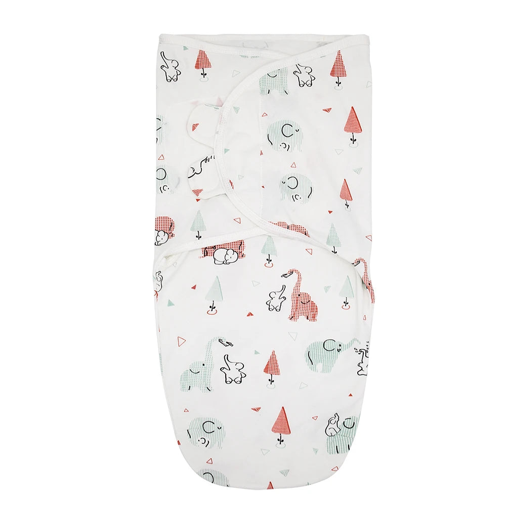 Sac de couchage cocon nouveau-né 100% coton – Anti-sursaut & emmaillotage doux