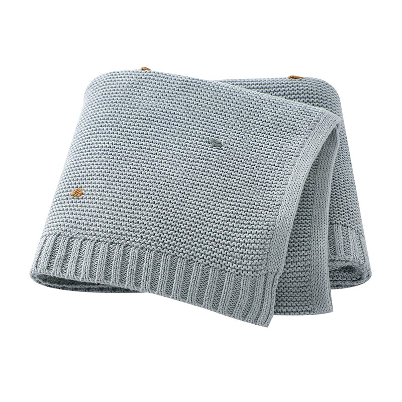 Couverture Bébé Naissance Coton | Lange Mousseline Emmaillotage | 90x70cm | Garçon & Fille