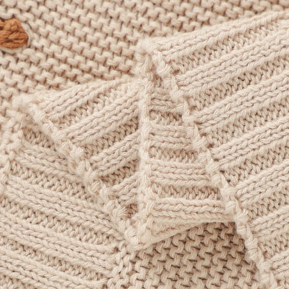 Couverture Bébé Naissance Coton | Lange Mousseline Emmaillotage | 90x70cm | Garçon & Fille