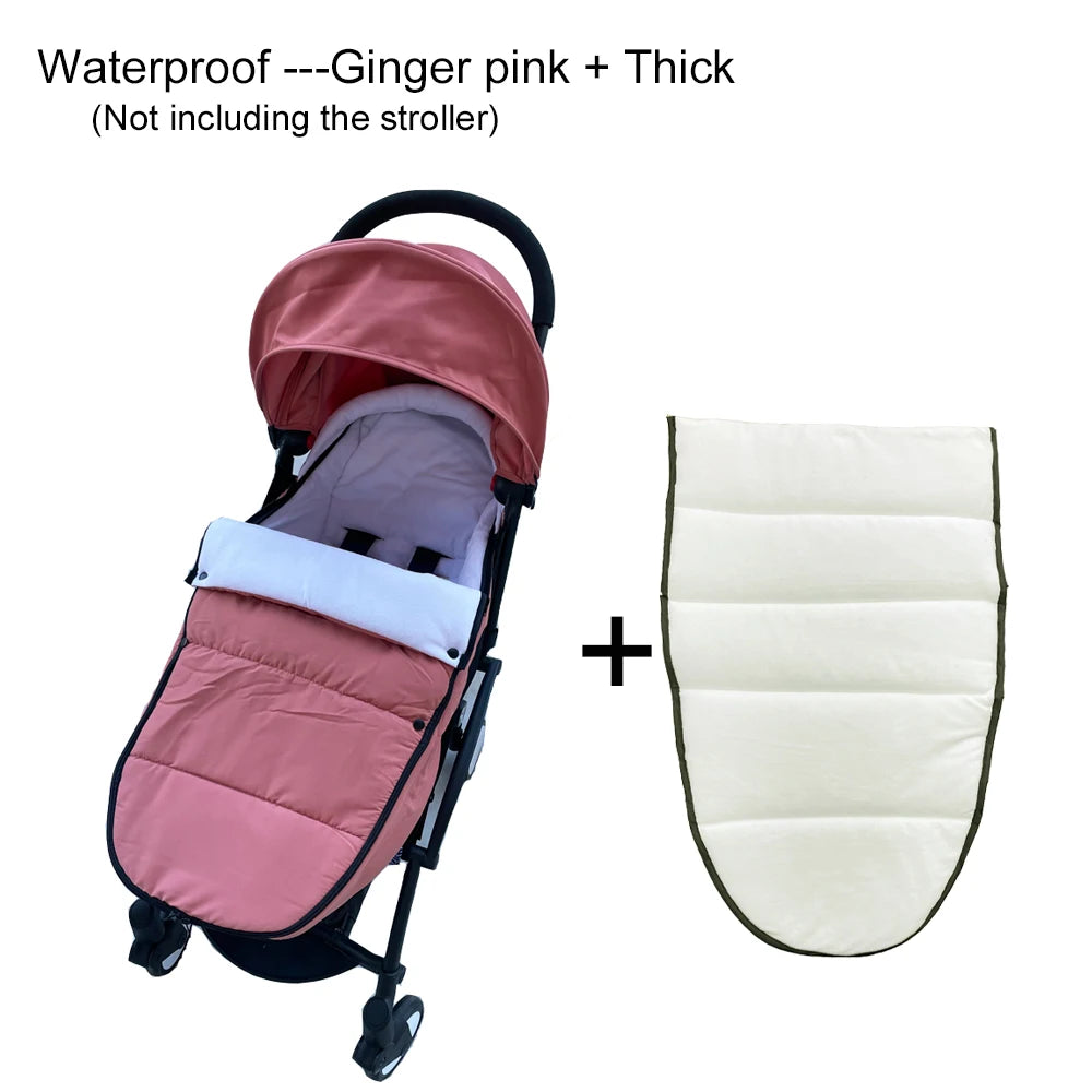 Chancelière Poussette Universelle | Compatible YOYO, Cybex & Babyzen | Hiver Imperméable