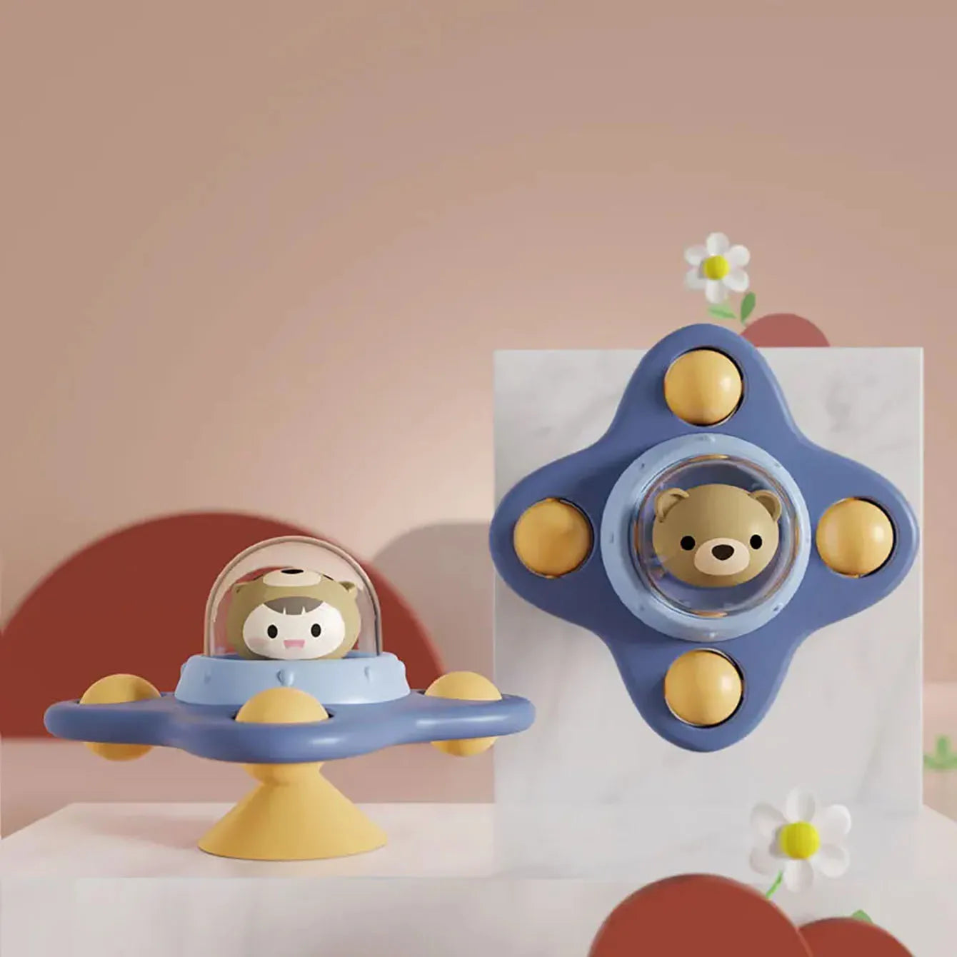 Jouet Ventouse Bébé | Table Sensorielle Montessori | Chaise Haute & Bain 0-3 Ans