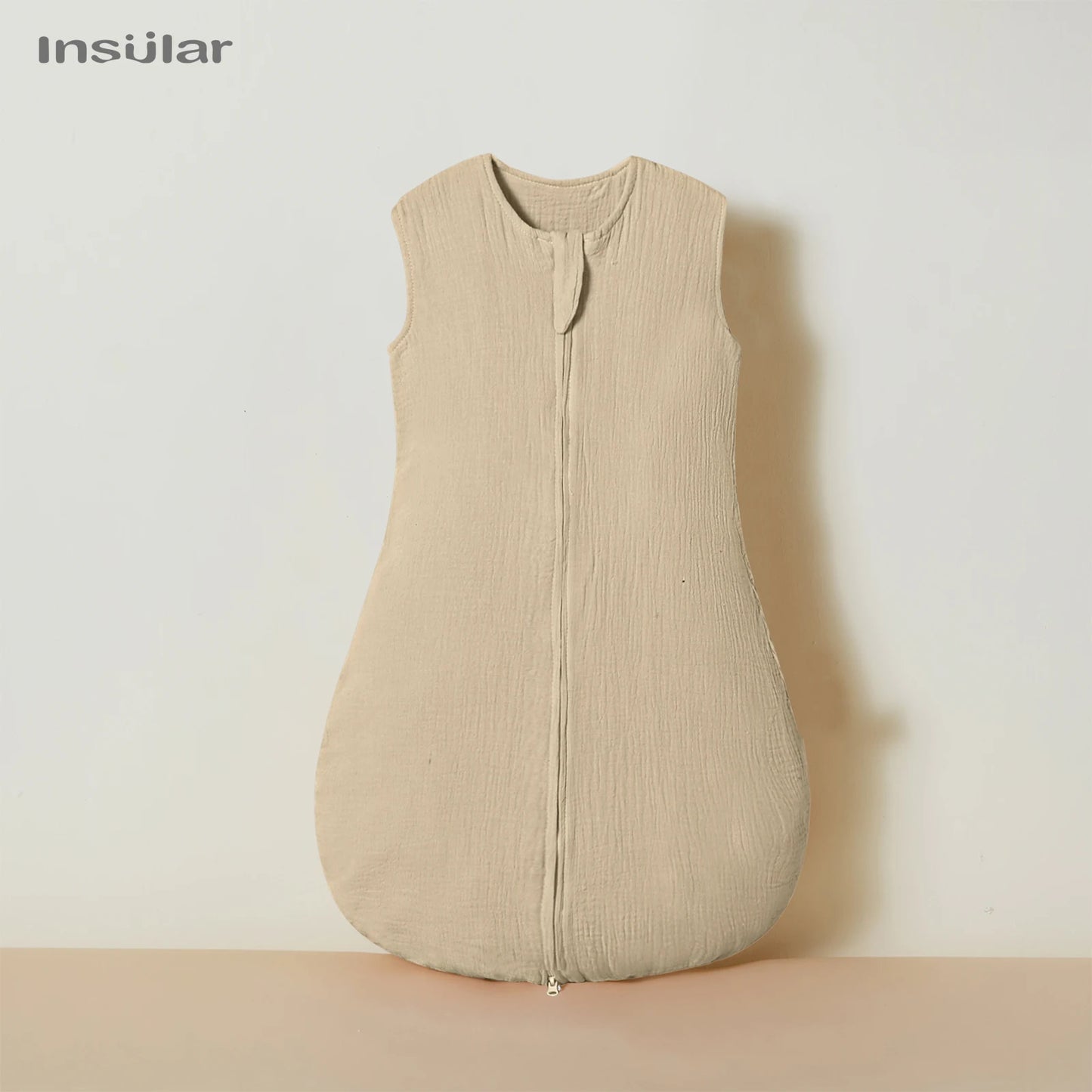 Sac de couchage été bébé – Mousseline coton léger, fermeture éclair 2 voies & change facile