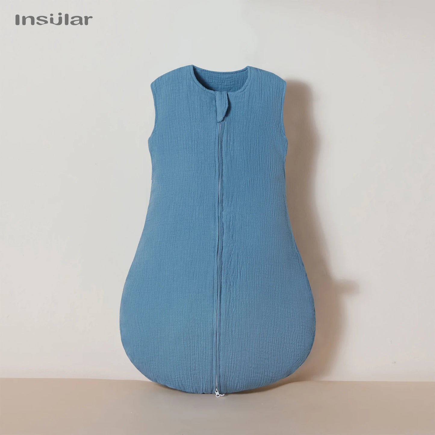 Sac de couchage été bébé – Mousseline coton léger, fermeture éclair 2 voies & change facile