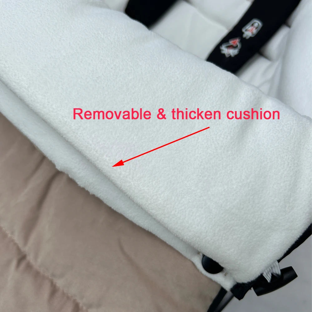 Chancelière Poussette Universelle | Compatible YOYO, Cybex & Babyzen | Hiver Imperméable
