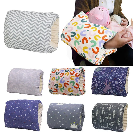 Coussin bras allaitement portable coton doux – Soutien ciblé, léger, lavable machine