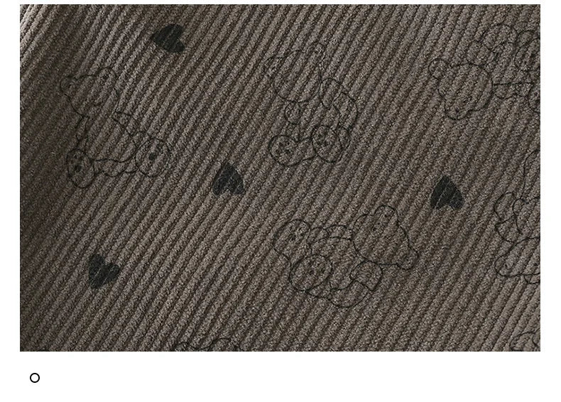 Pantalon Doublé Polaire Enfant | Motif Pois Rétro | Fille & Garçon | 12M – 9 Ans