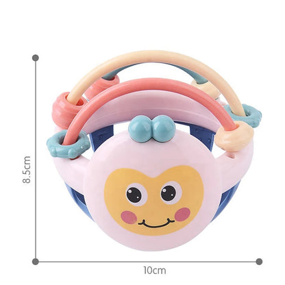 Anneau Dentition Bébé Sensoriel | Hochet & Balle Préhension Montessori | 0-12 Mois