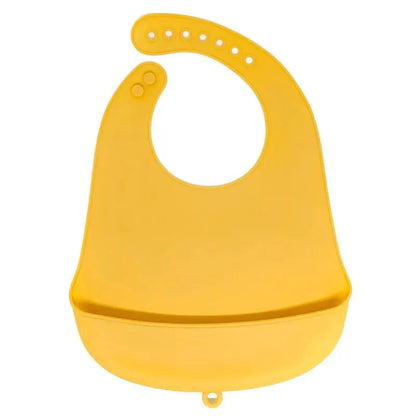 Bavoir silicone bébé 9 coloris – Impérméable, facile à nettoyer, sans BPA