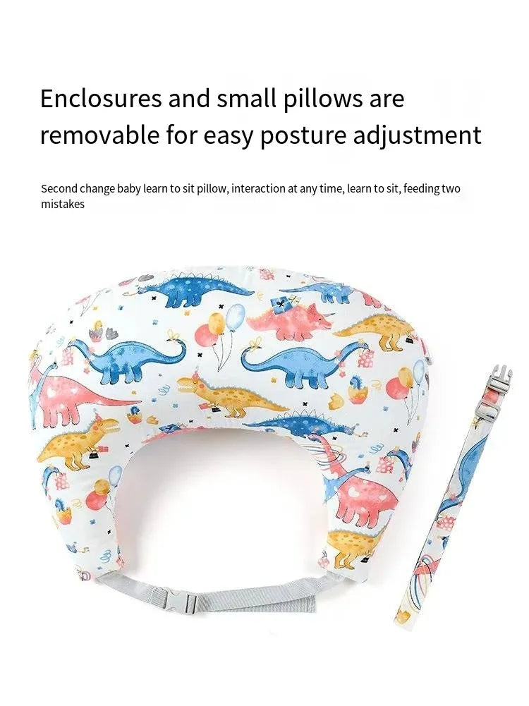 Coussin d'allaitement ergonomique soutien bras bébé – 4 saisons, housse lavable