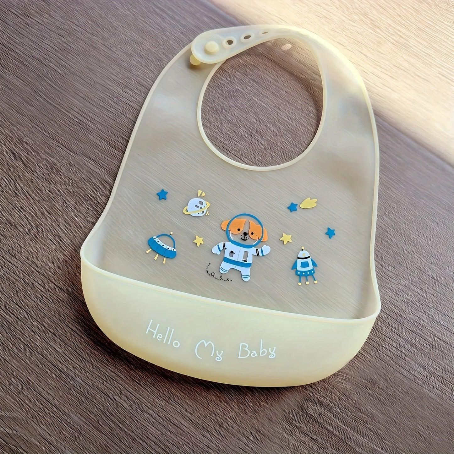 Bavoir silicone souple bébé – 7 motifs animaux mignons, impérméable, 1-3 ans
