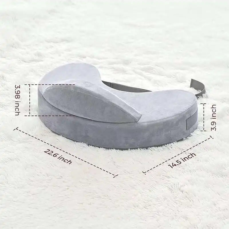 Coussin d'allaitement mousse mémoire de forme – Support lombaire & housse amovible lavable