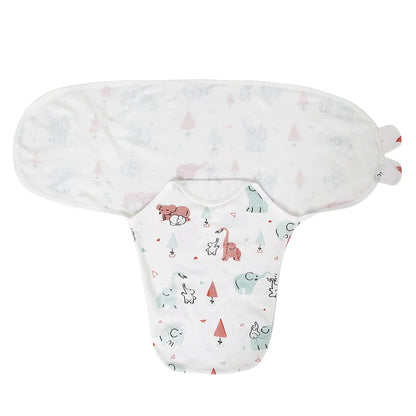 Sac de couchage cocon nouveau-né 100% coton – Anti-sursaut & emmaillotage doux