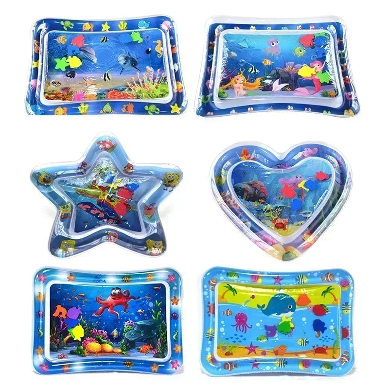 Tapis d'eau bébé – Coussin gonflable sensoriel et éducatif – 66×50 cm