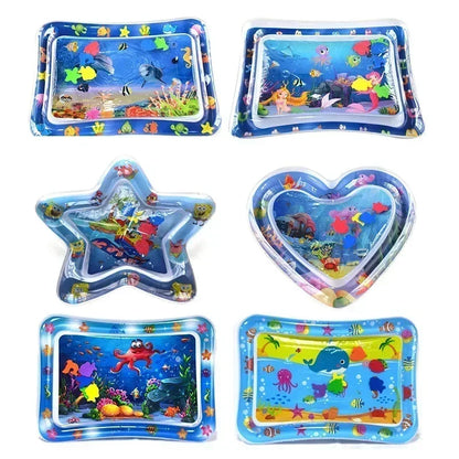 Tapis d'eau bébé – Coussin gonflable sensoriel et éducatif – 66×50 cm