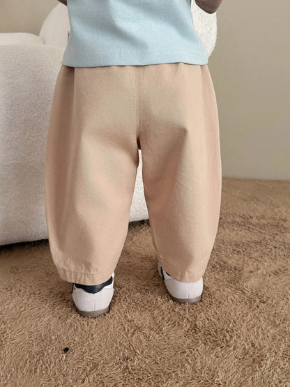 Pantalon Bébé Garçon | Jean Rayé Ample | Sarouel Coton | 1 Mois – 7 Ans