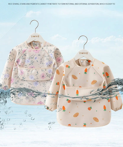 Tablier smock impérméable enfant manches longues – Poche avant, léger été