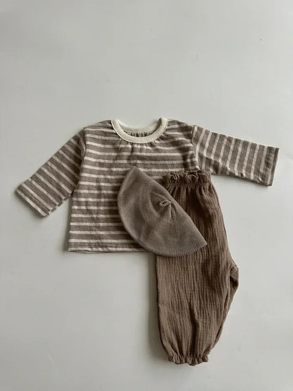 Pantalon Bébé Coton Doux | Imprimé Mignon | Mousseline | 3 Mois – 3 Ans