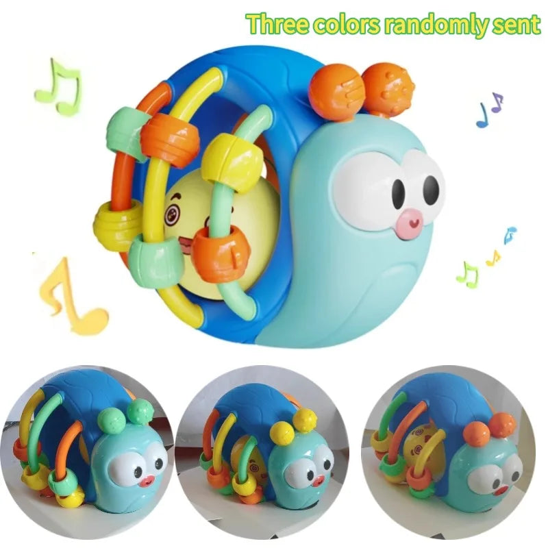 Balle Sensorielle Bébé Montessori | Hochet Silicone 0-6 Mois | Fille Garçon