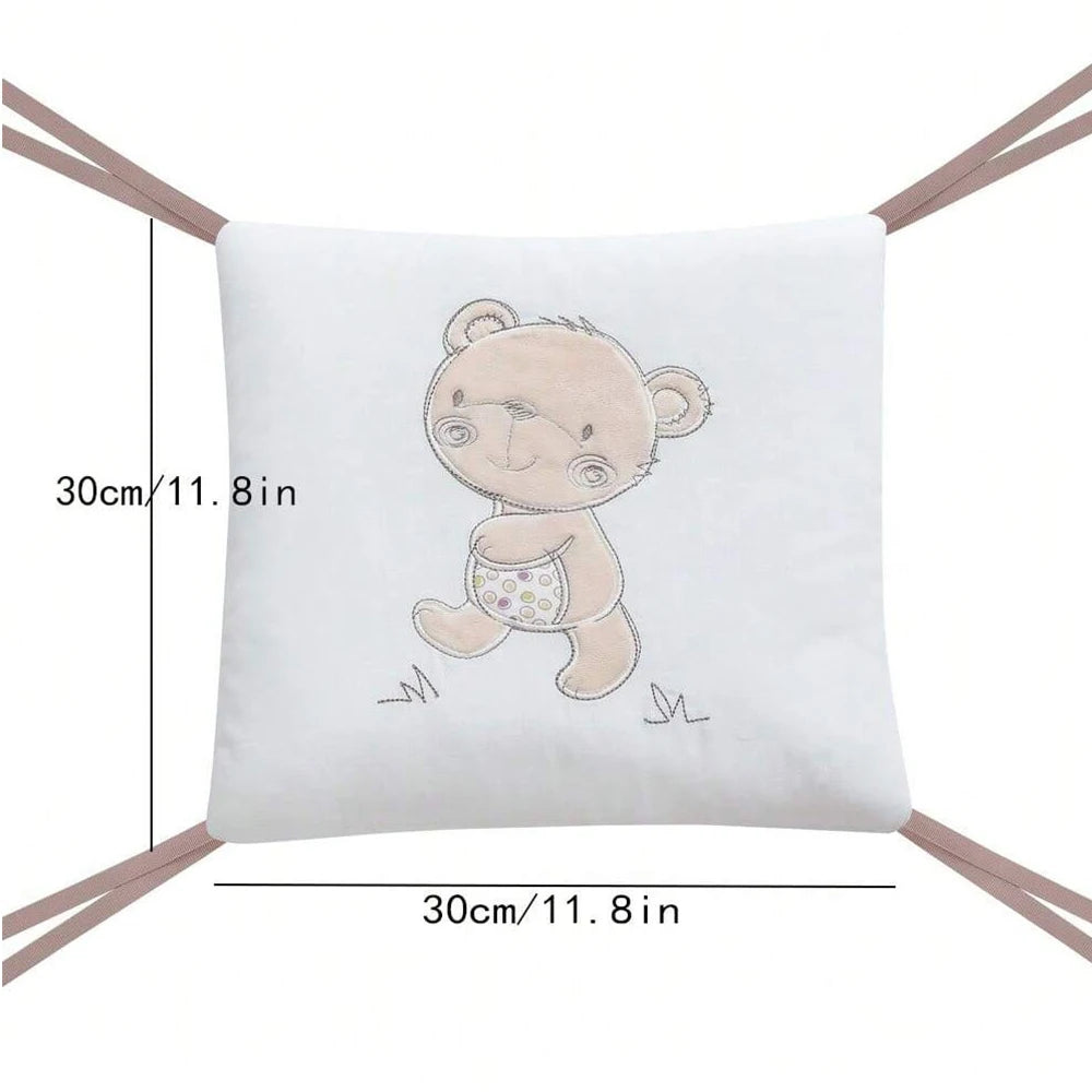 Protège Barreau Lit Bébé | Lot de 6 Coussins Anti-Collision | Coton Respirant