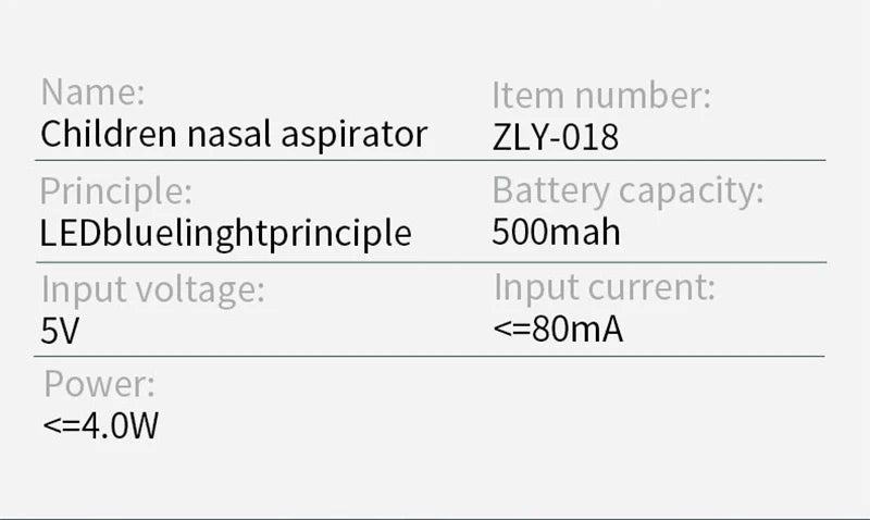 Mouche bébé électrique rechargeable 2026 – Silencieux, anti-congestion, 9 niveaux d'aspiration