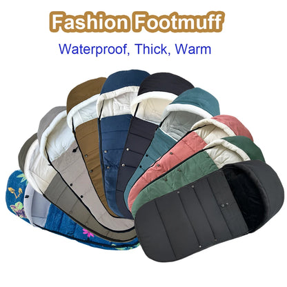 Chancelière Poussette Universelle | Compatible YOYO, Cybex & Babyzen | Hiver Imperméable