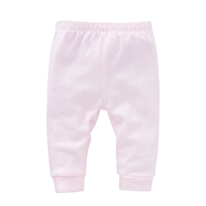 Pantalon Bébé 100% Coton | Couleur Unie | Legging Nouveau-Né | 0-24 Mois