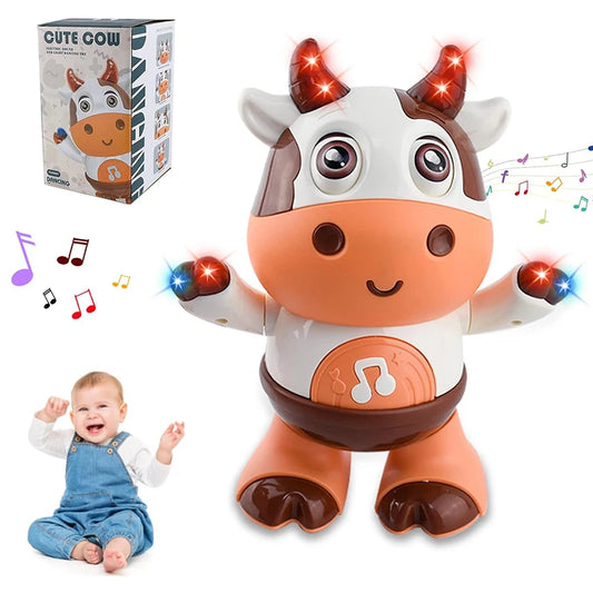 Peluche Vache Dansante Bébé | Qui Danse et Chante | Jouet Musical Interactif