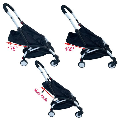 COLU KID® Baby Stroller Accessories Cushion Seat For Babyzen Yoyo Yoyo2 Stroller 175 Degrees Cloth Linen Original Material