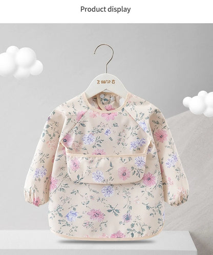 Tablier smock impérméable enfant manches longues – Poche avant, léger été