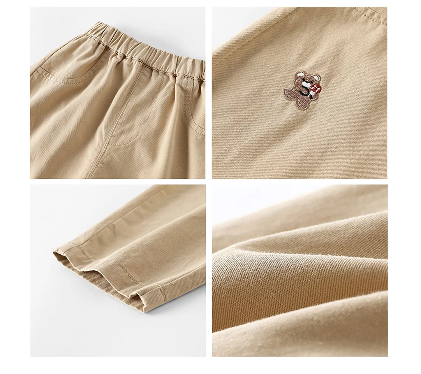Pantalon Bébé Garçon | Jean Rayé Ample | Sarouel Coton | 1 Mois – 7 Ans