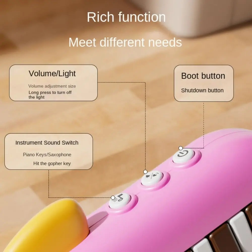 Piano de Poche Électronique Montessori | Clavier Musical Bébé & Enfant | Instrument Éveil 0-6 Ans