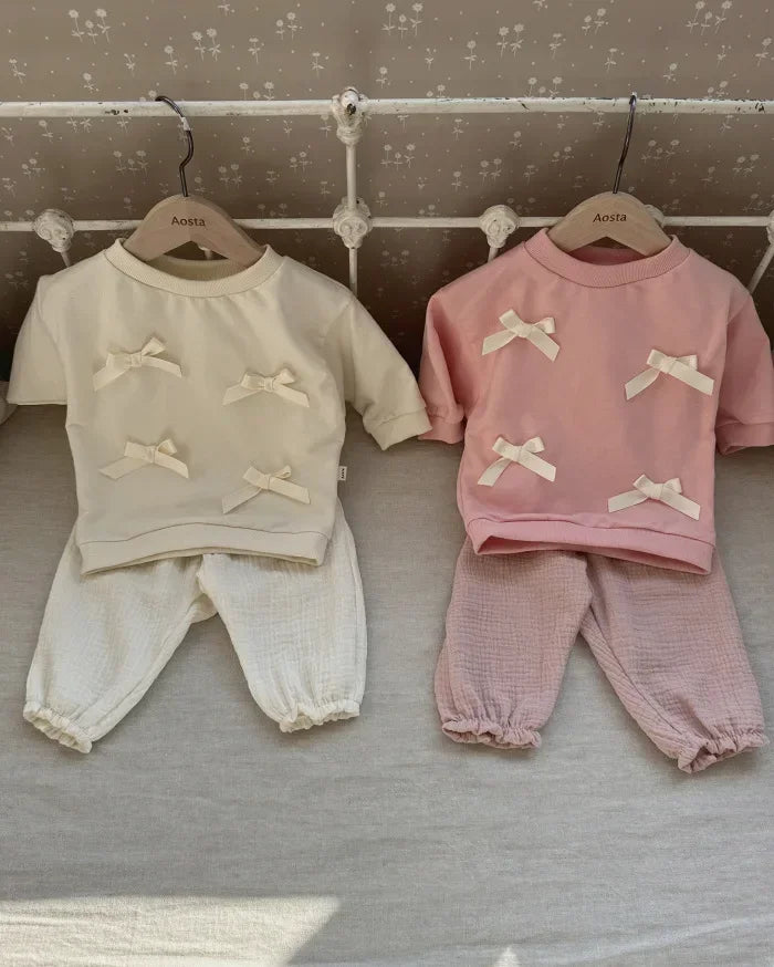 Pantalon Bébé Coton Doux | Imprimé Mignon | Mousseline | 3 Mois – 3 Ans