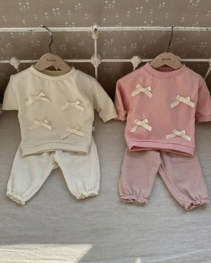 Pantalon Bébé Coton Doux | Imprimé Mignon | Mousseline | 3 Mois – 3 Ans