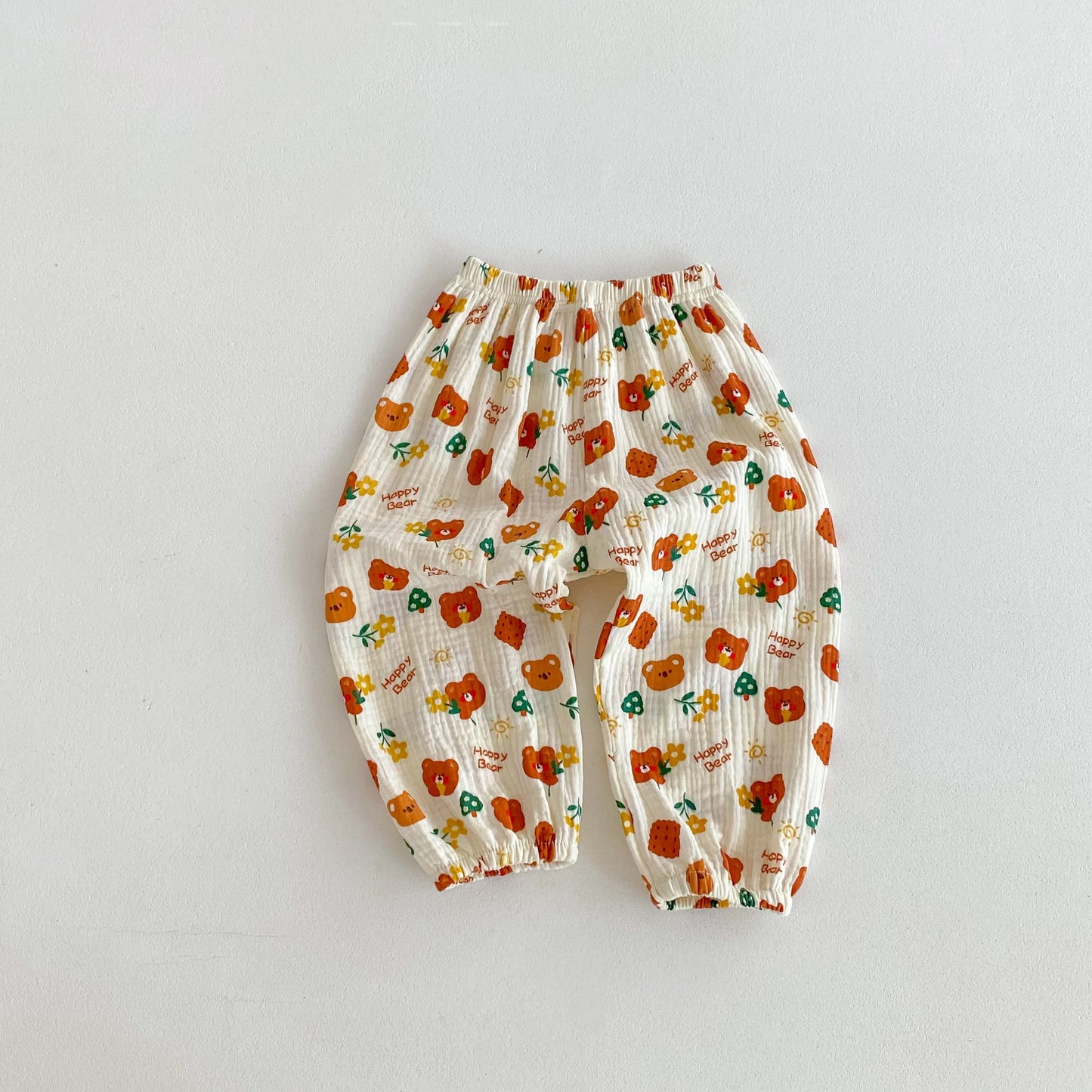 Pantalon Anti-Moustiques Enfant | Sarouel Floral Été | 18 Mois – 6 Ans