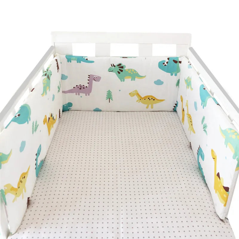 Tour de Lit Bébé Coton | Pare-Choc Respirant 200cm | 24 Couleurs | 0-36 mois
