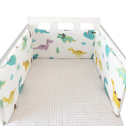 Tour de Lit Bébé Coton | Pare-Choc Respirant 200cm | 24 Couleurs | 0-36 mois