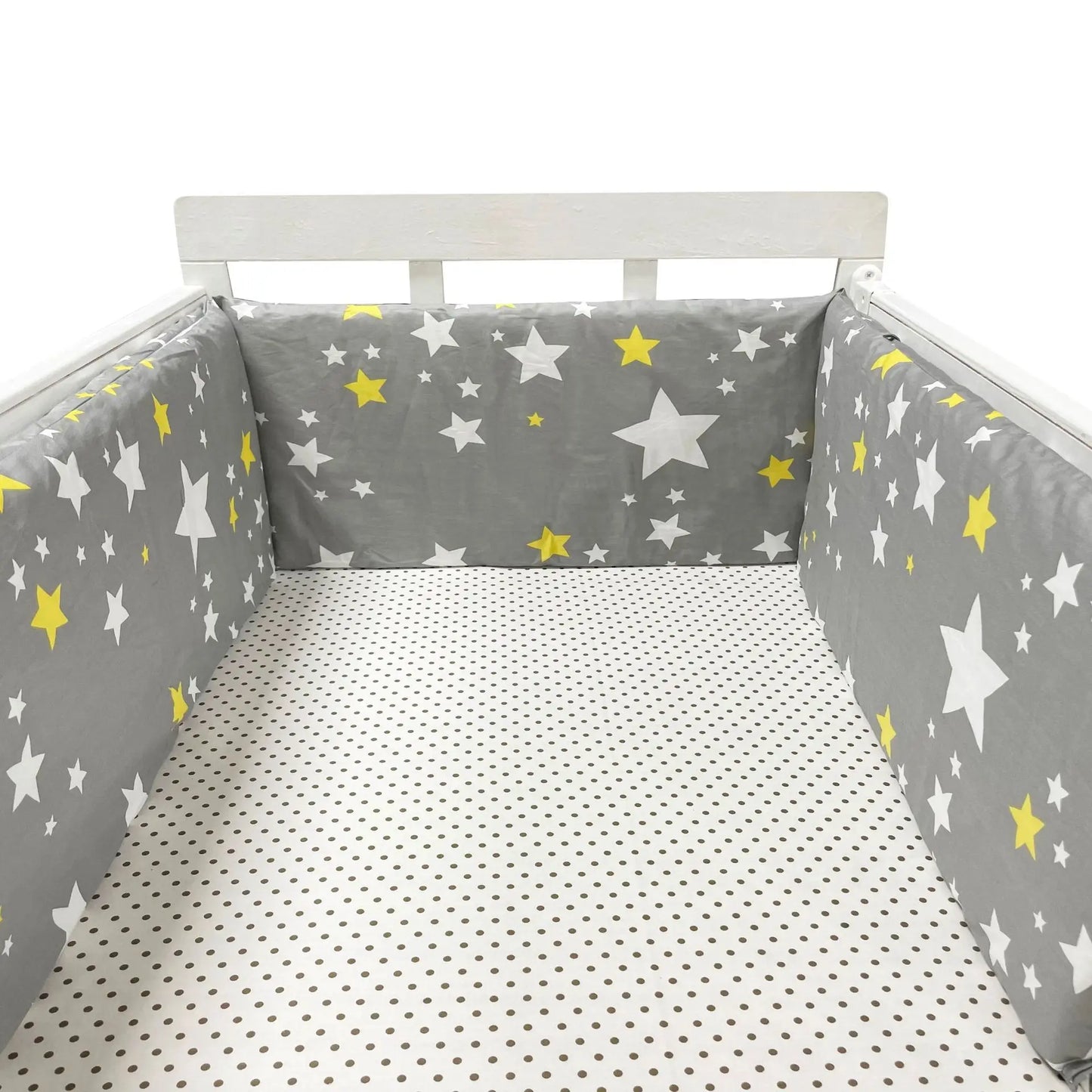 Tour de Lit Bébé Coton | Pare-Choc Respirant 200cm | 24 Couleurs | 0-36 mois