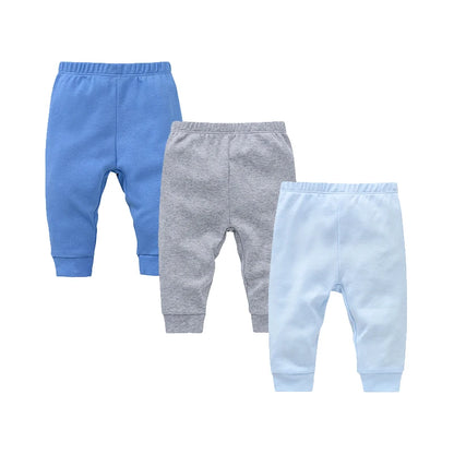 Pantalon Bébé 100% Coton | Couleur Unie | Legging Nouveau-Né | 0-24 Mois