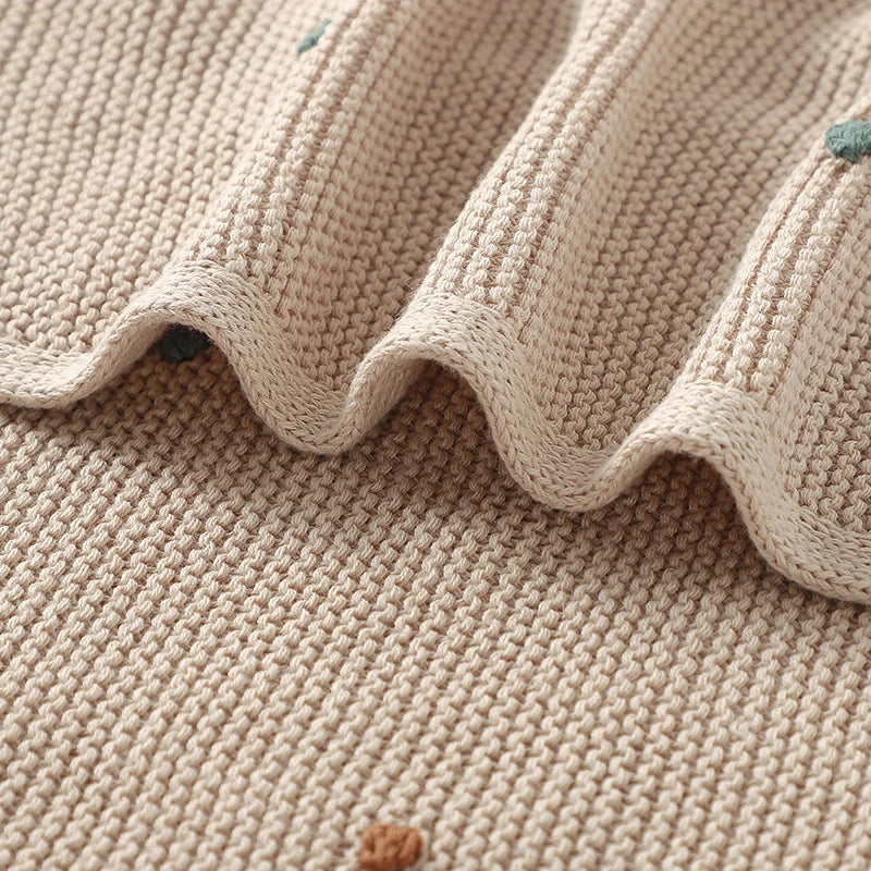Couverture Bébé Naissance Coton | Lange Mousseline Emmaillotage | 90x70cm | Garçon & Fille