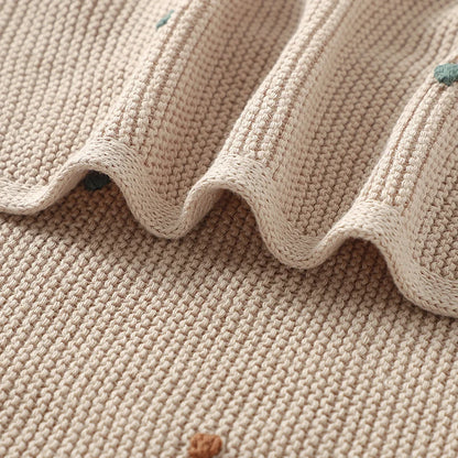 Couverture Bébé Naissance Coton | Lange Mousseline Emmaillotage | 90x70cm | Garçon & Fille