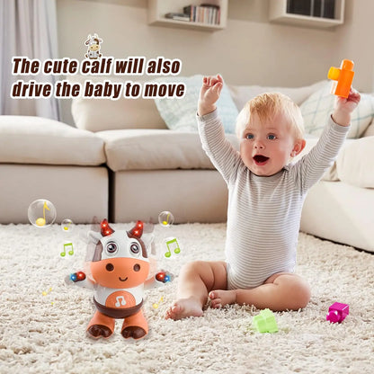 Peluche Vache Dansante Bébé | Qui Danse et Chante | Jouet Musical Interactif