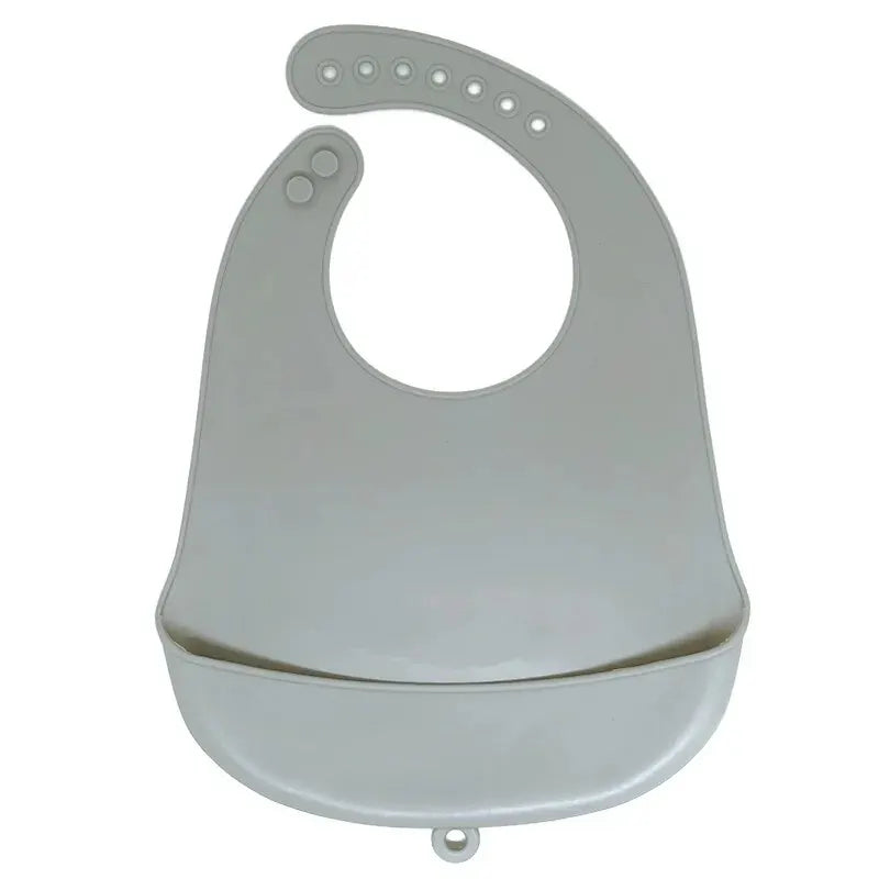 Bavoir silicone bébé 9 coloris – Impérméable, facile à nettoyer, sans BPA